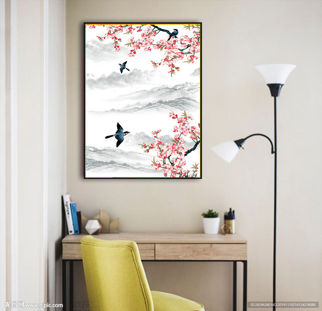 花鸟风景装饰画