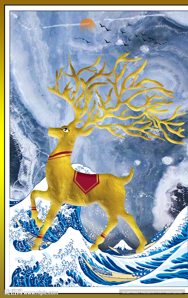 北欧轻奢装饰画