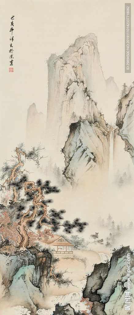 装饰画古典山水中国风