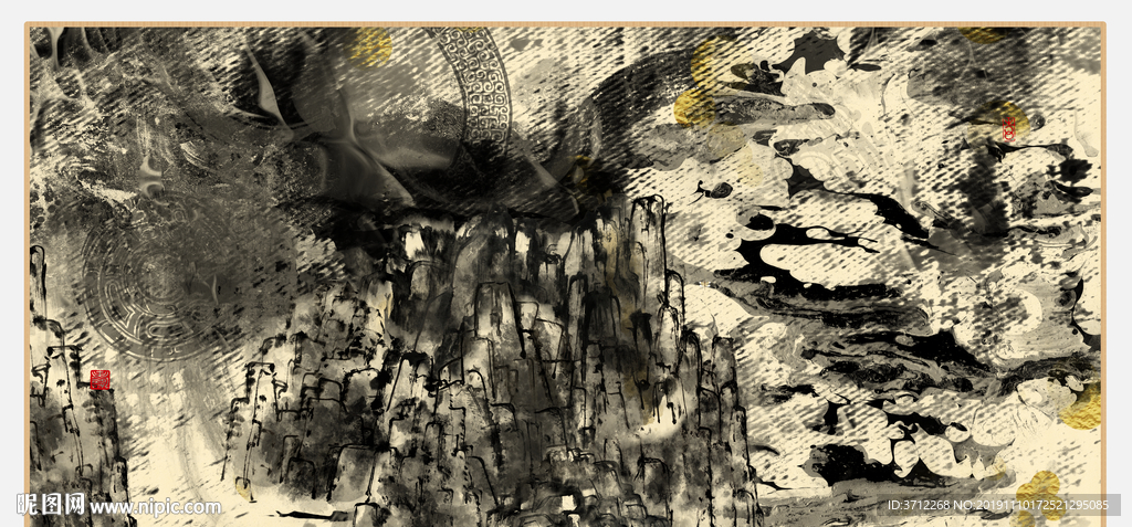 高雅荷花装饰画