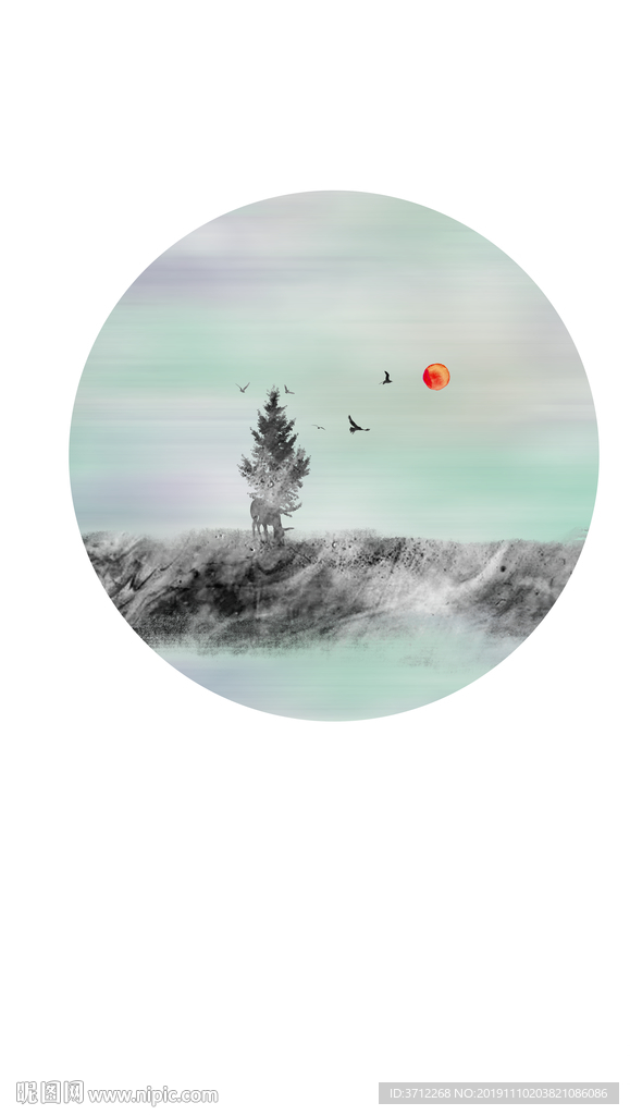 无框画