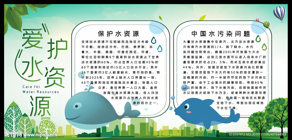 爱护水资源 保护水资源