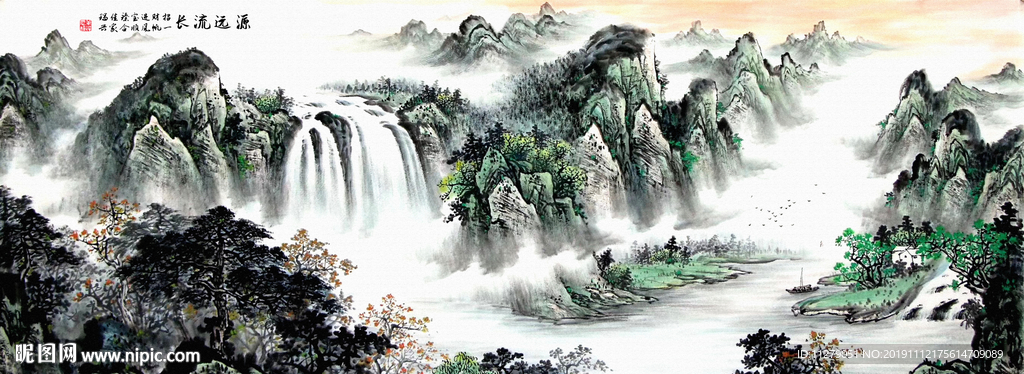 山水画