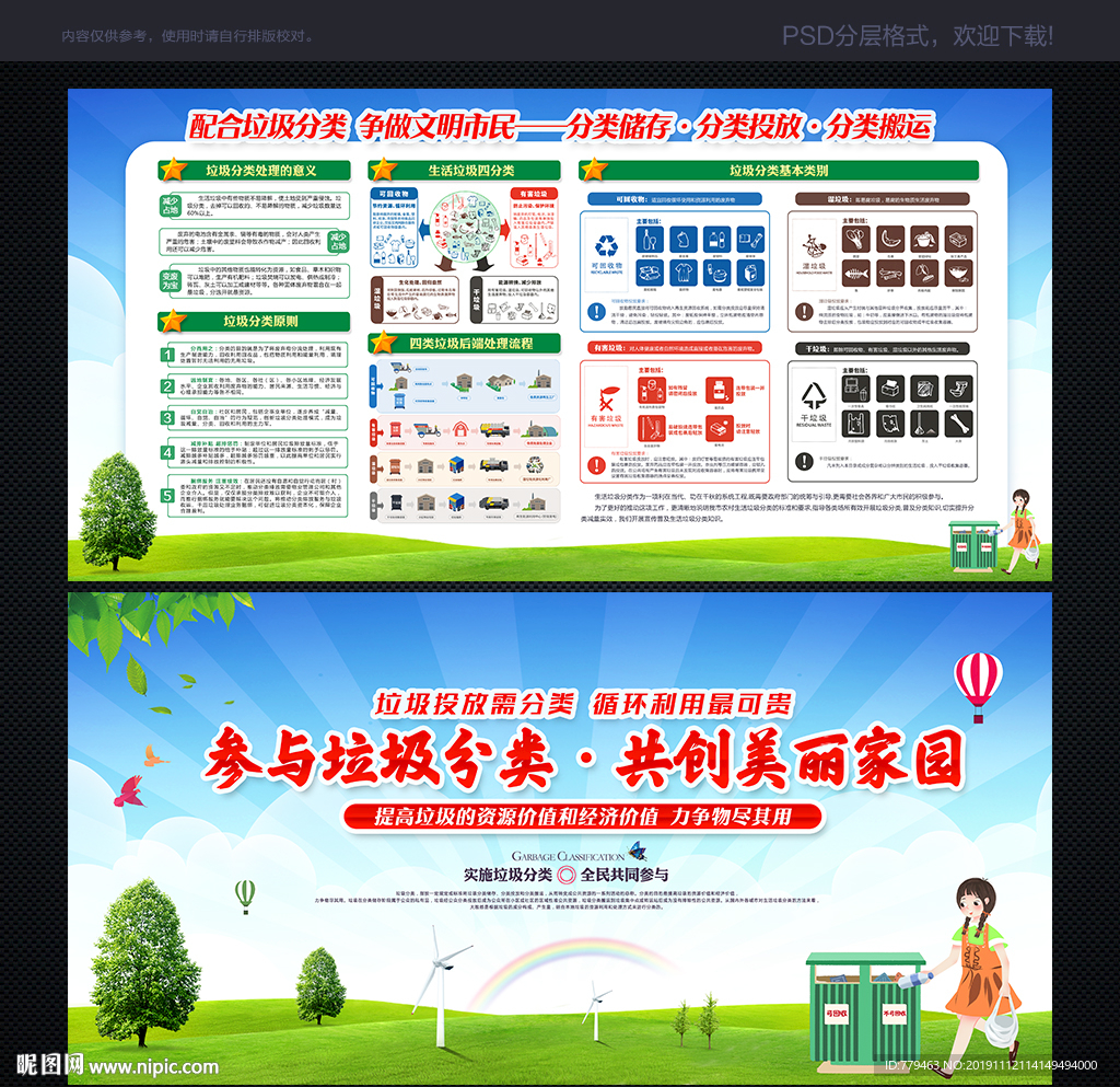垃圾分类海报