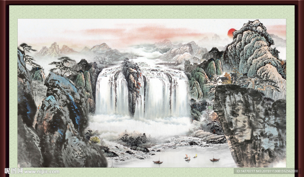山水风景图