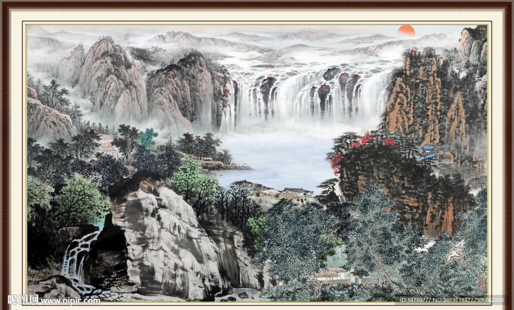 山水风景图