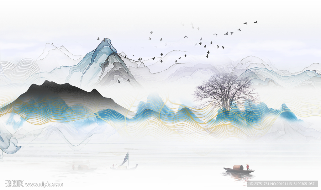 水墨画