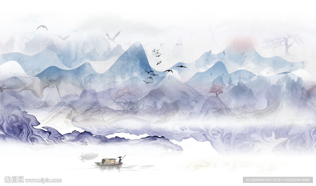 抽象山水