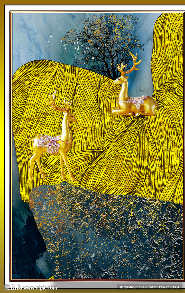 北欧轻奢装饰画