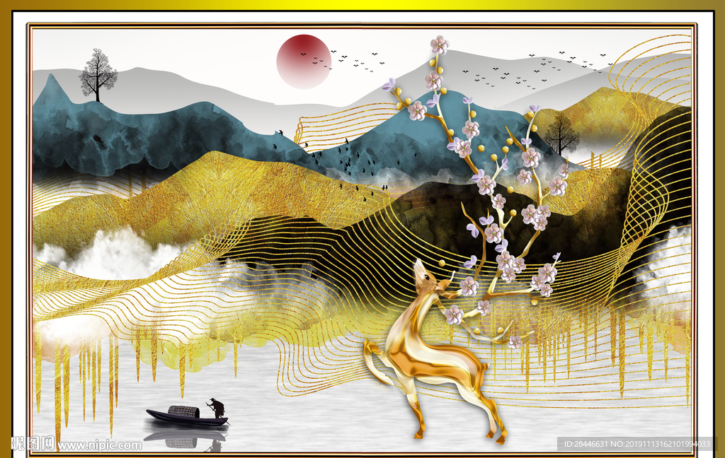 北欧轻奢装饰画