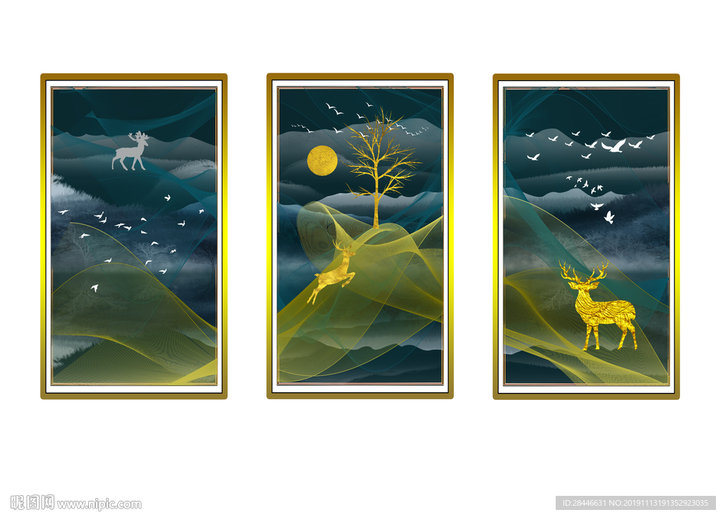 北欧轻奢装饰画