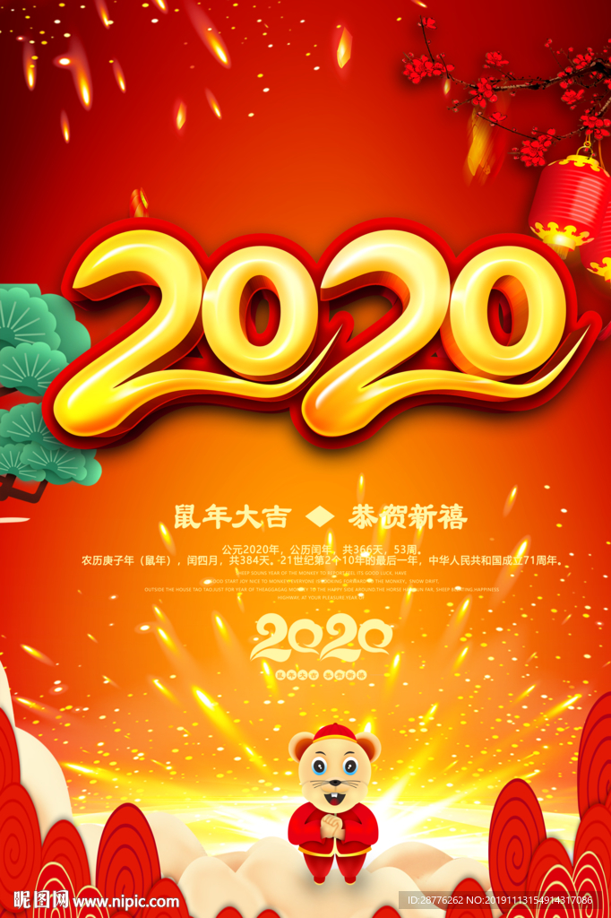 2020鼠年海报