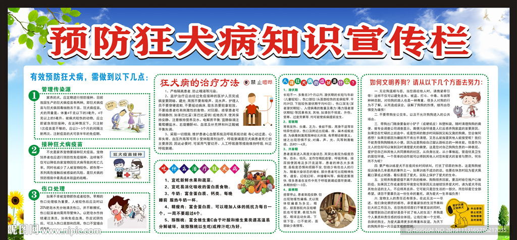 狂犬病宣传栏