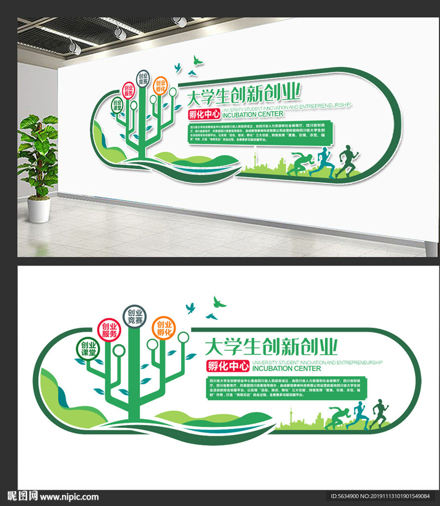 创新创业文化墙