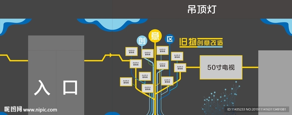 垃圾分类科技墙