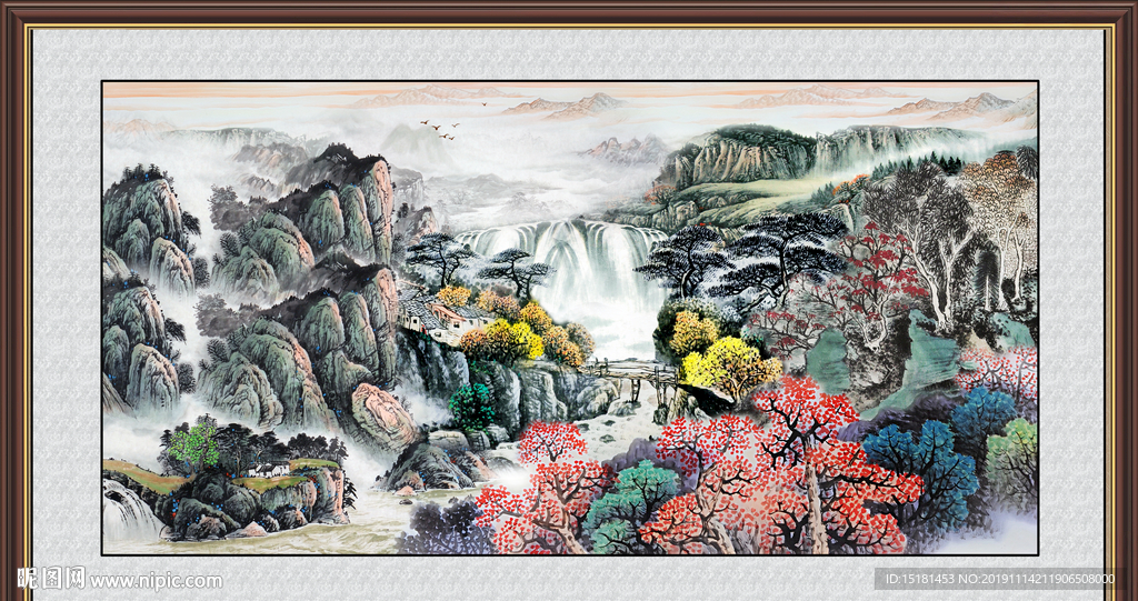 中堂画国画