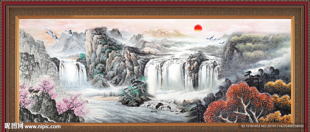 中堂画国画
