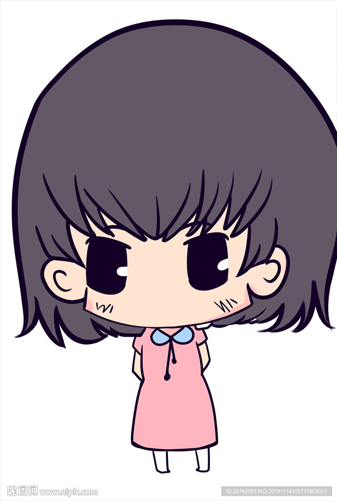 原创Q版 PSD精细分层人物