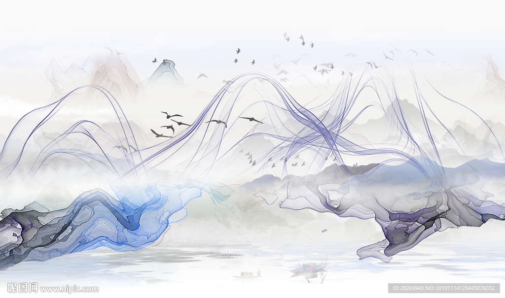 水墨梅花