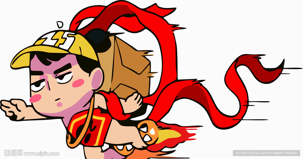 漫画人物 矢量图