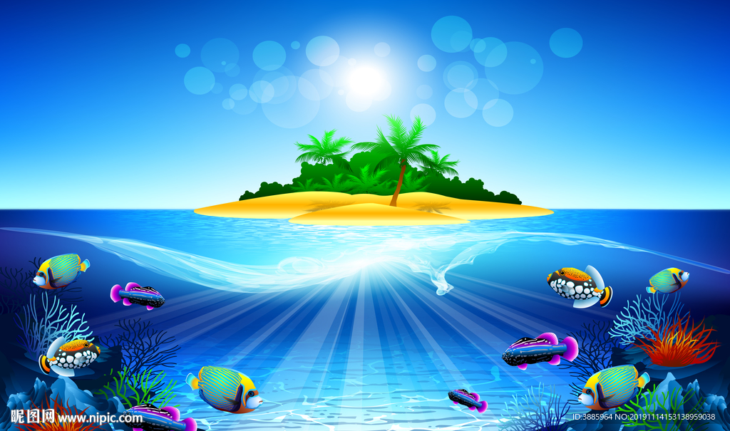 海洋世界 热带鱼海报图片