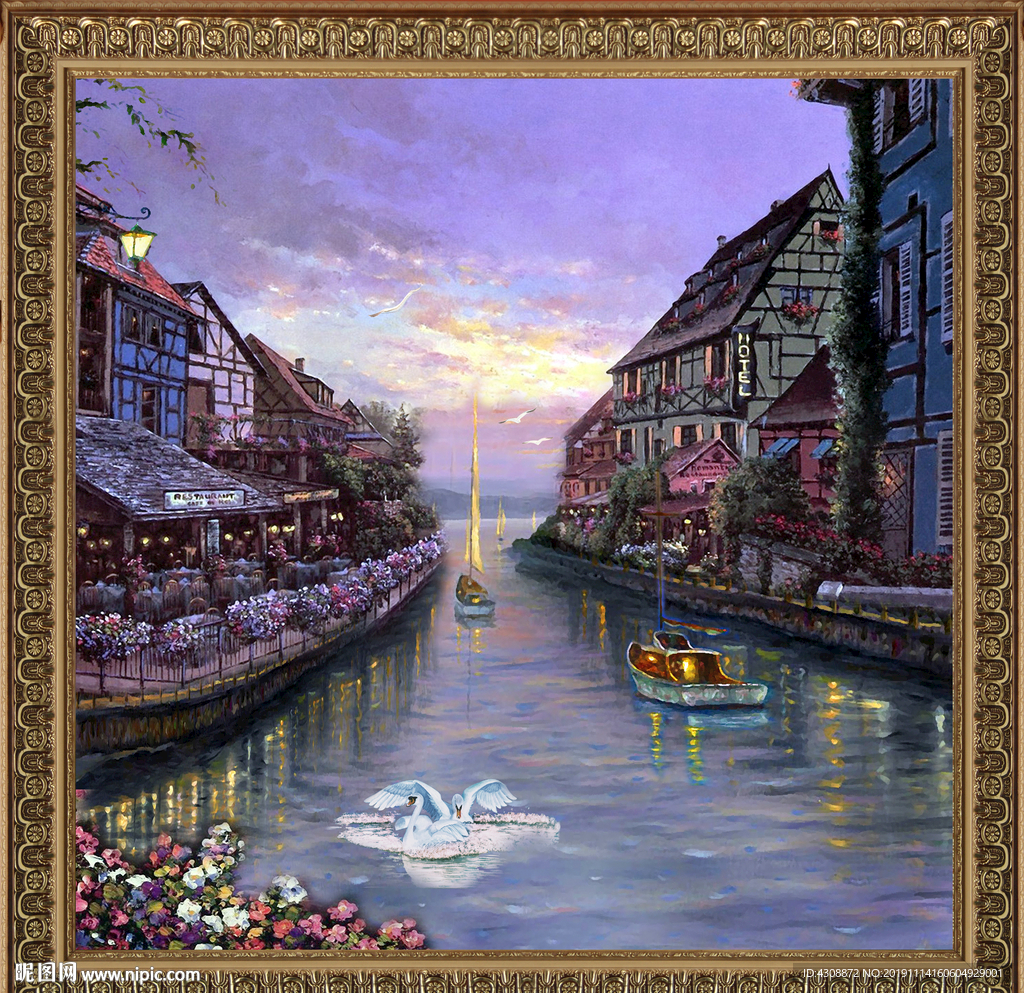 油画风景