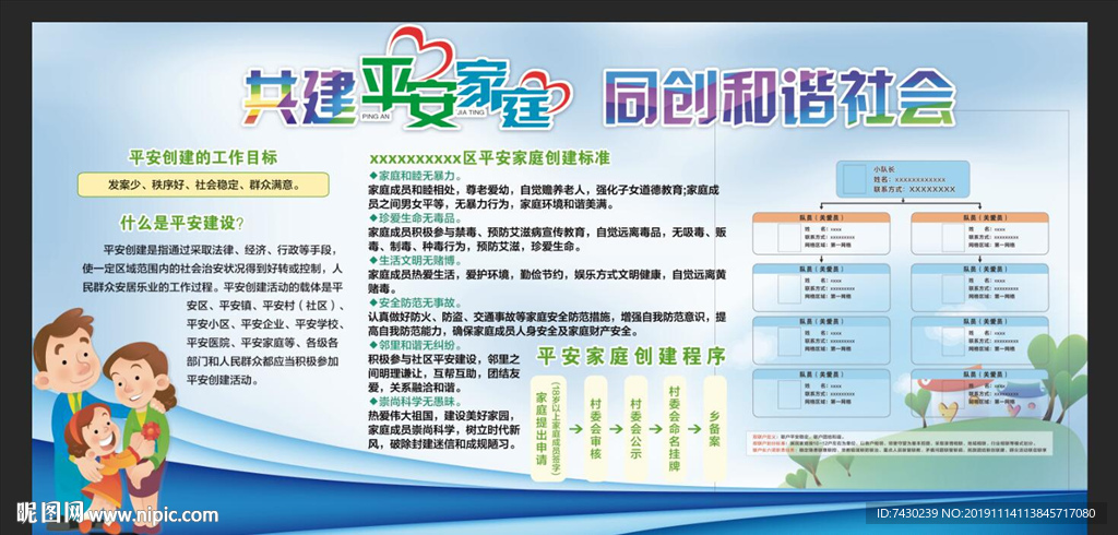 共建平安家庭 共创和谐社会