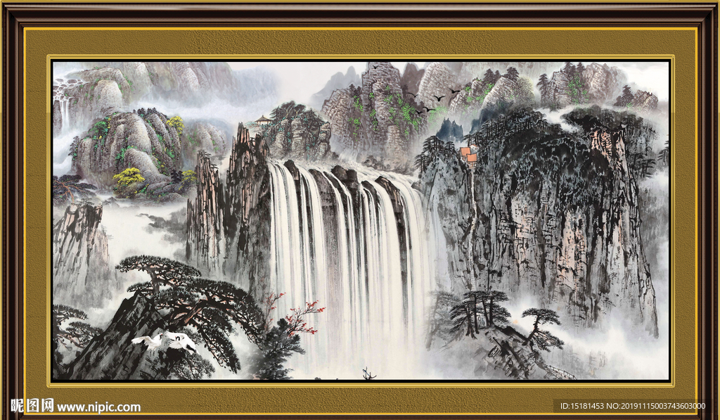 中堂画国画