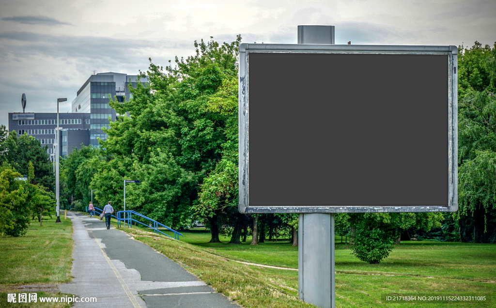 户外广告牌样机