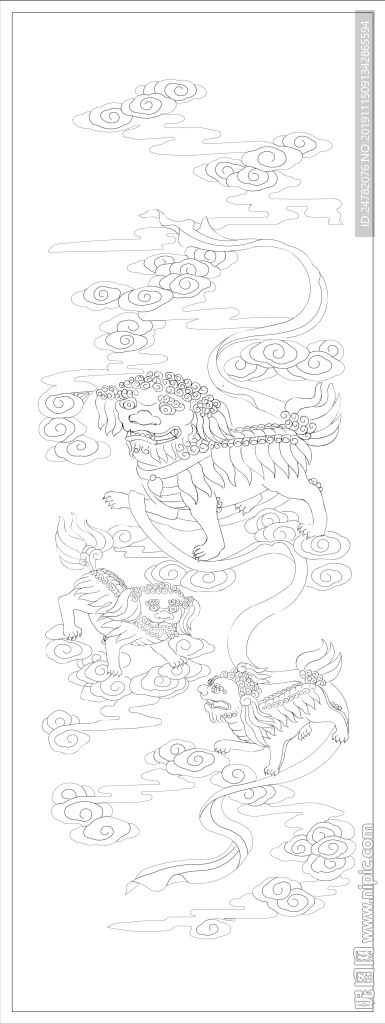传统狮子