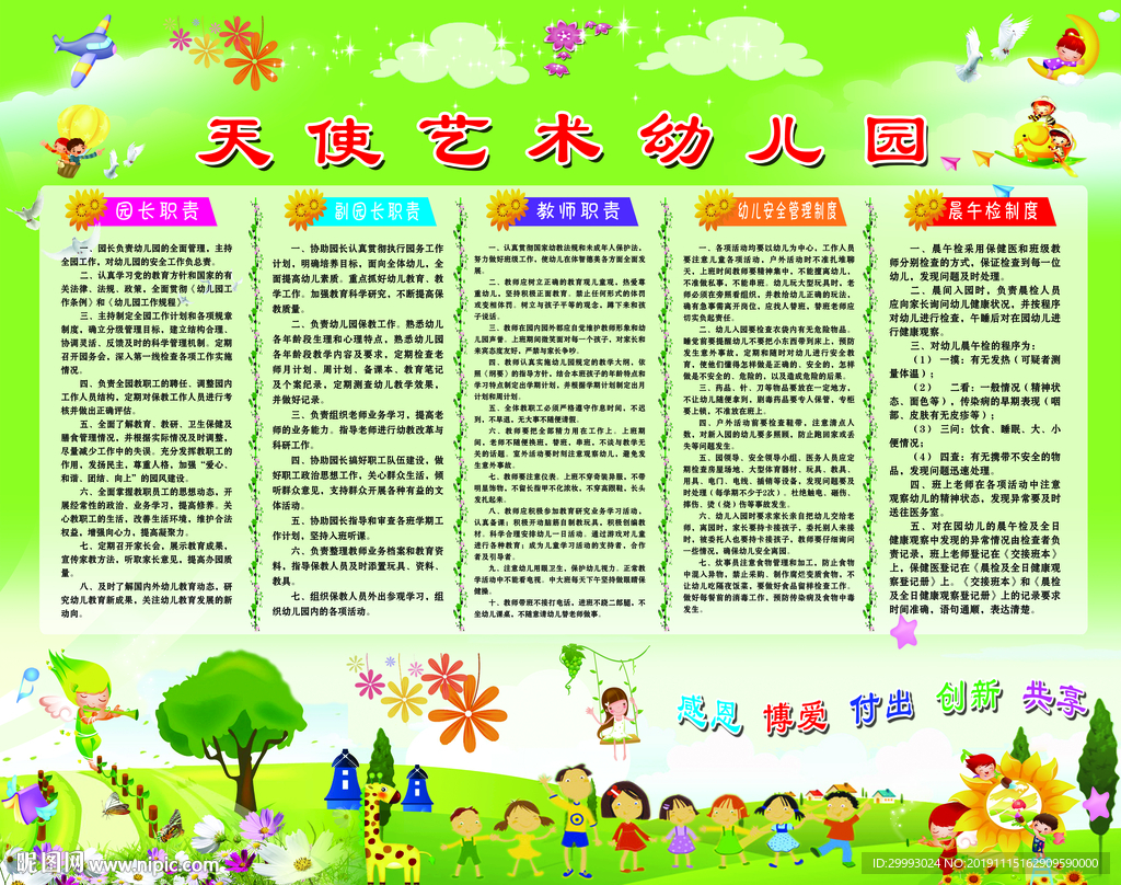 幼儿园职责
