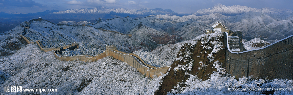 长城雪景