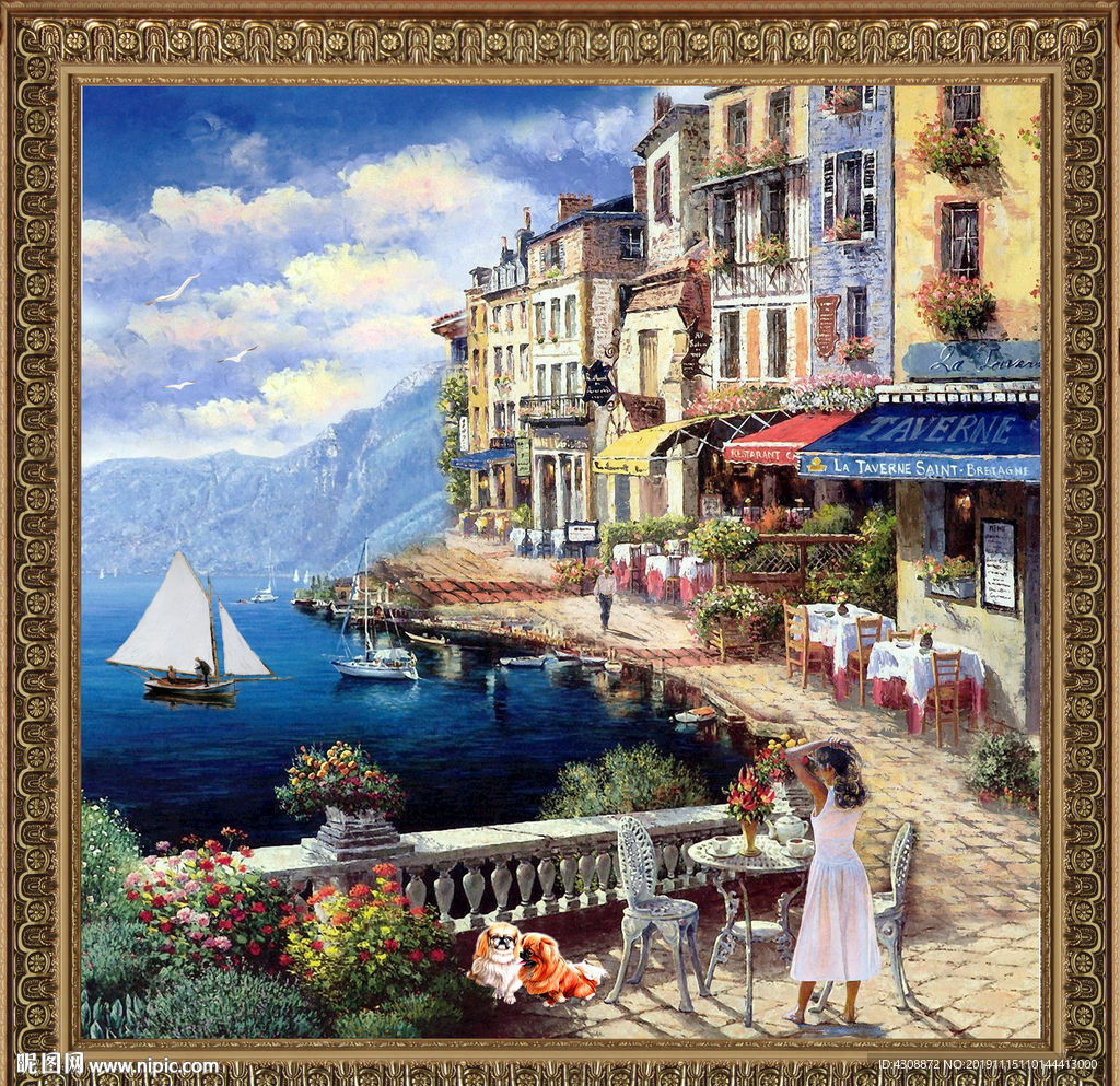 油画风景