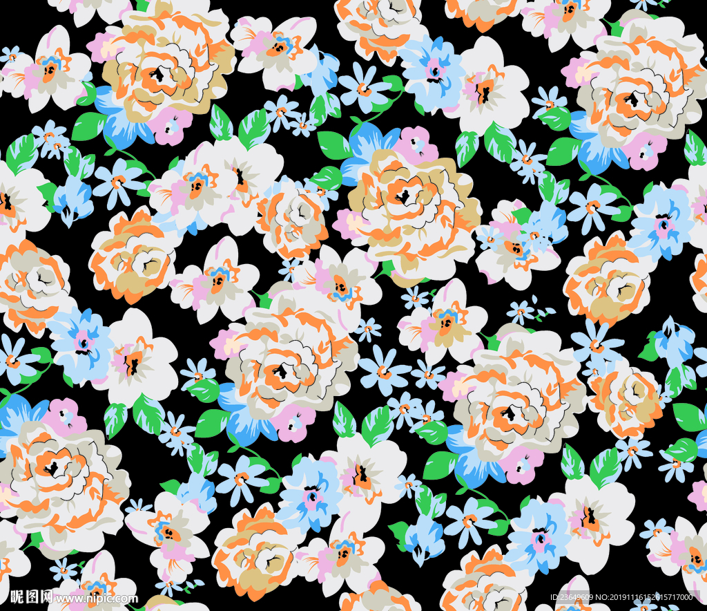 手绘花朵