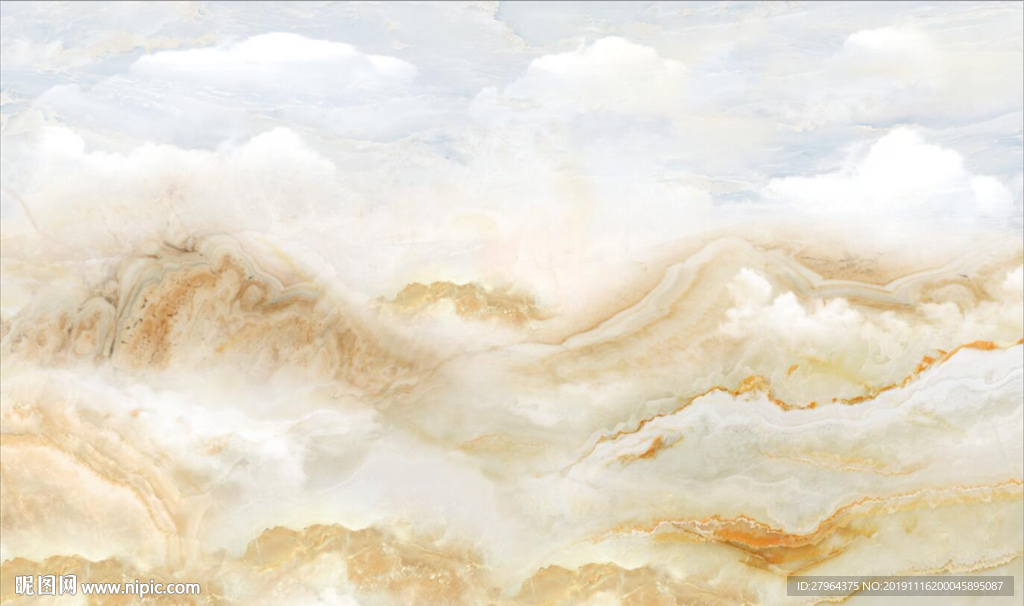 崇山峻岭大理石纹背景墙