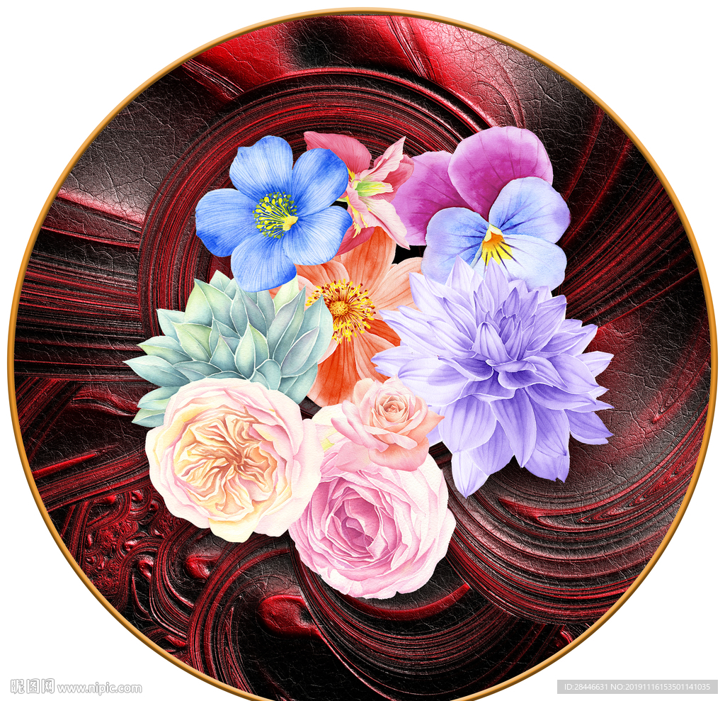 北欧装饰画地毯地画