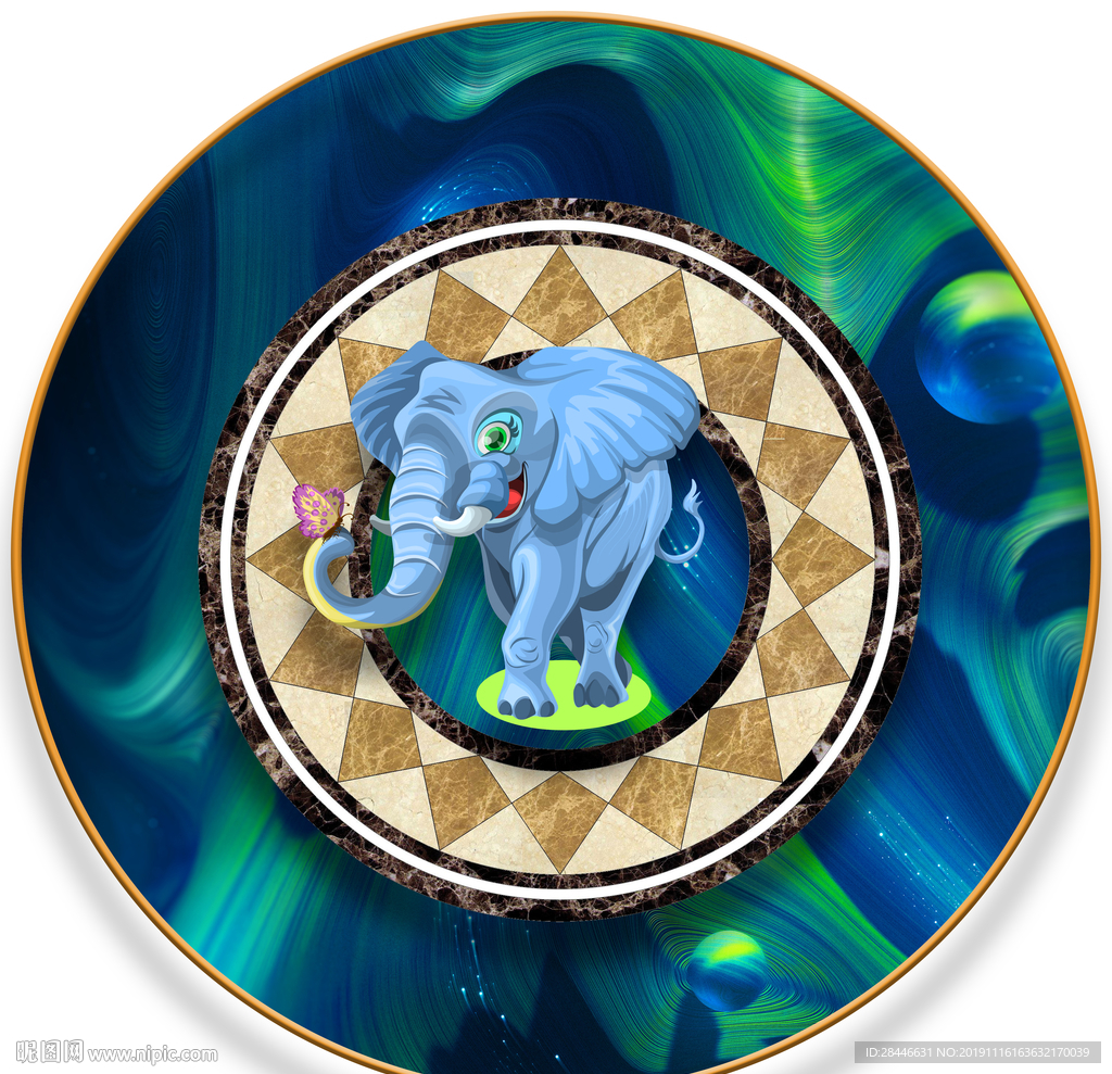 北欧装饰画地毯地画