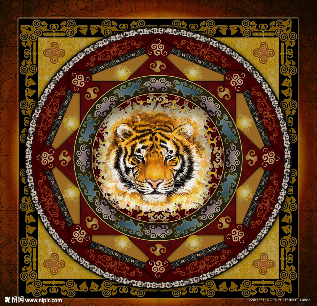 北欧装饰画地毯