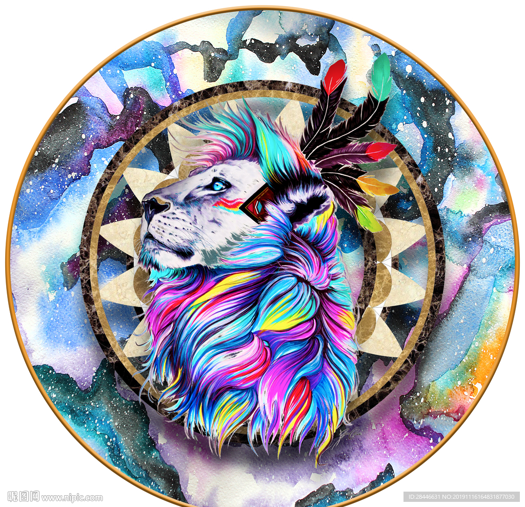 北欧装饰画地毯