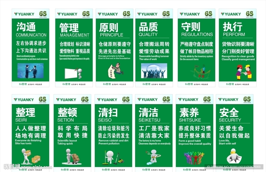 6S车间标语