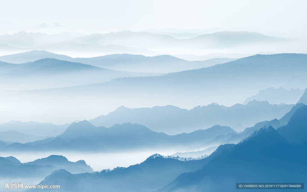 水墨山水画