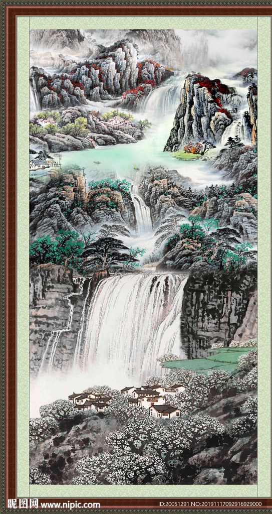 山水风景图