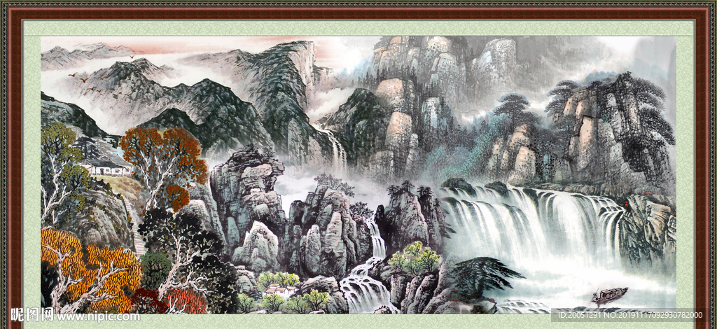 山水风景图