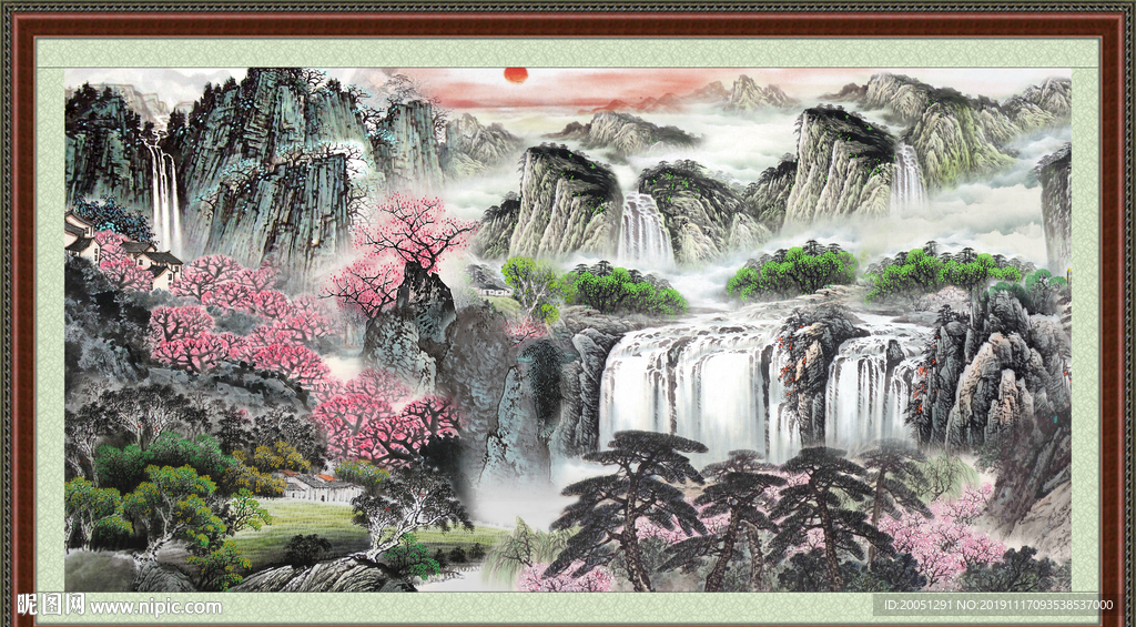 风景山水画