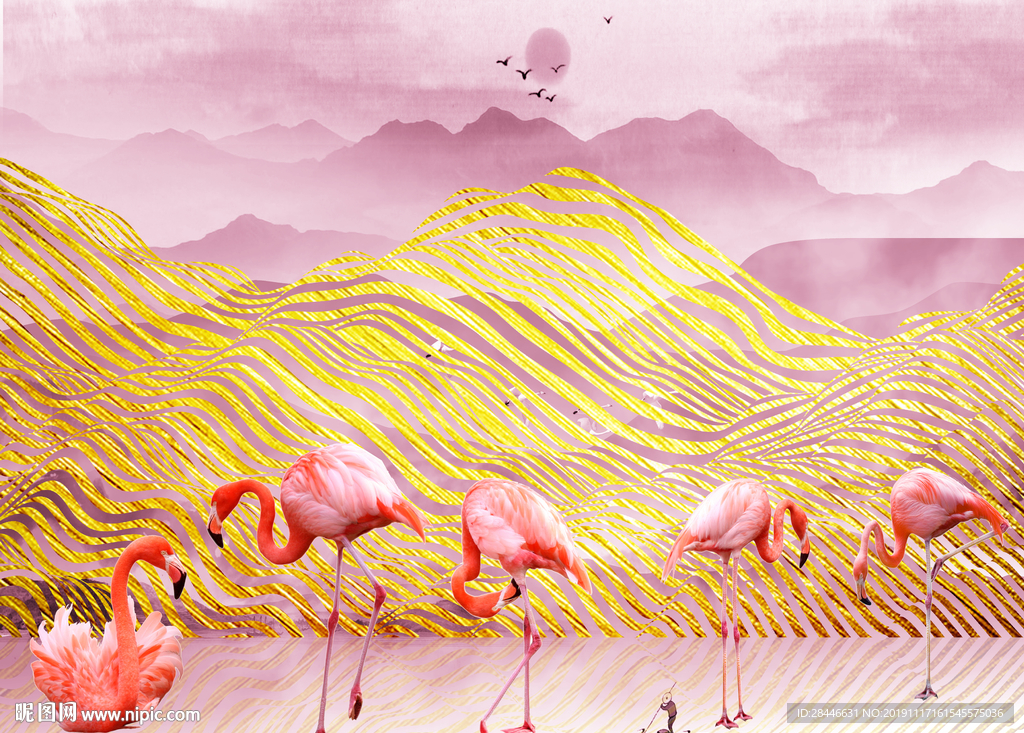 北欧背景墙北欧装饰画