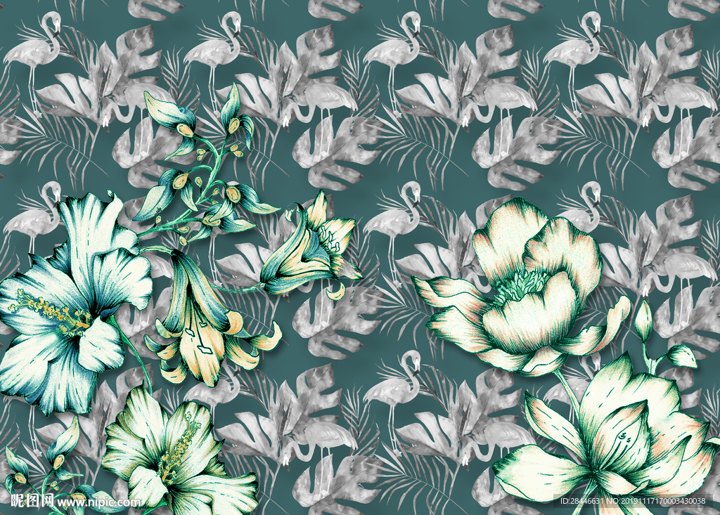 北欧背景墙北欧装饰画