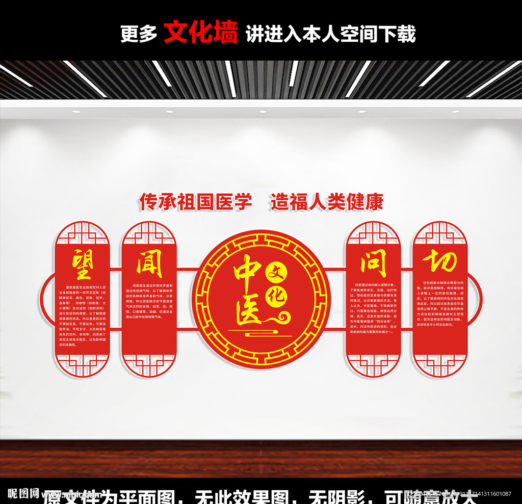 望闻问切文化墙