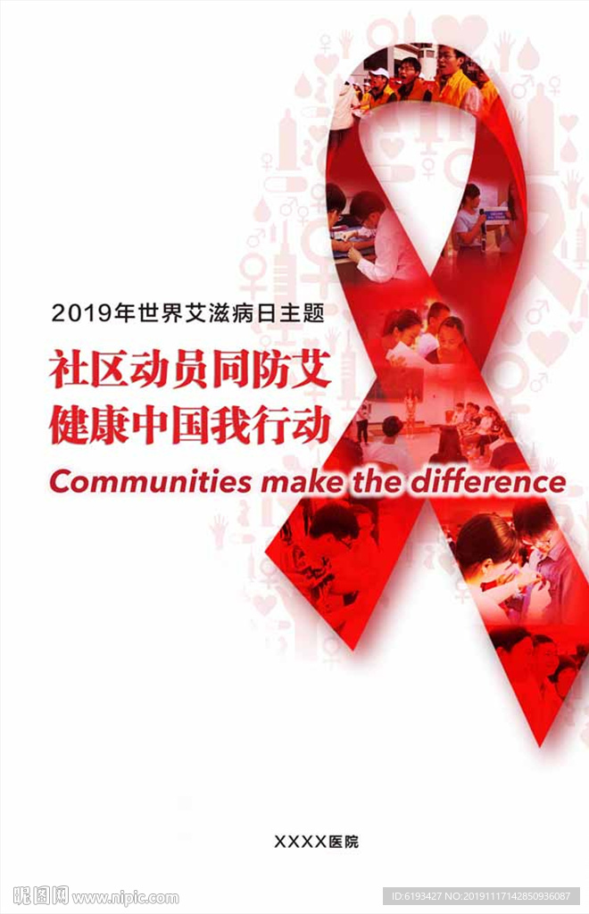 2019艾滋病宣传海报