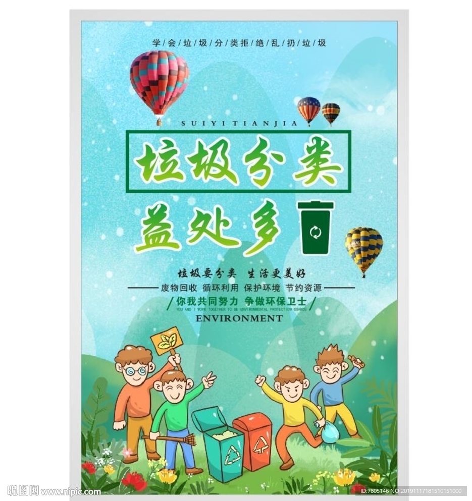 垃圾分类益处多