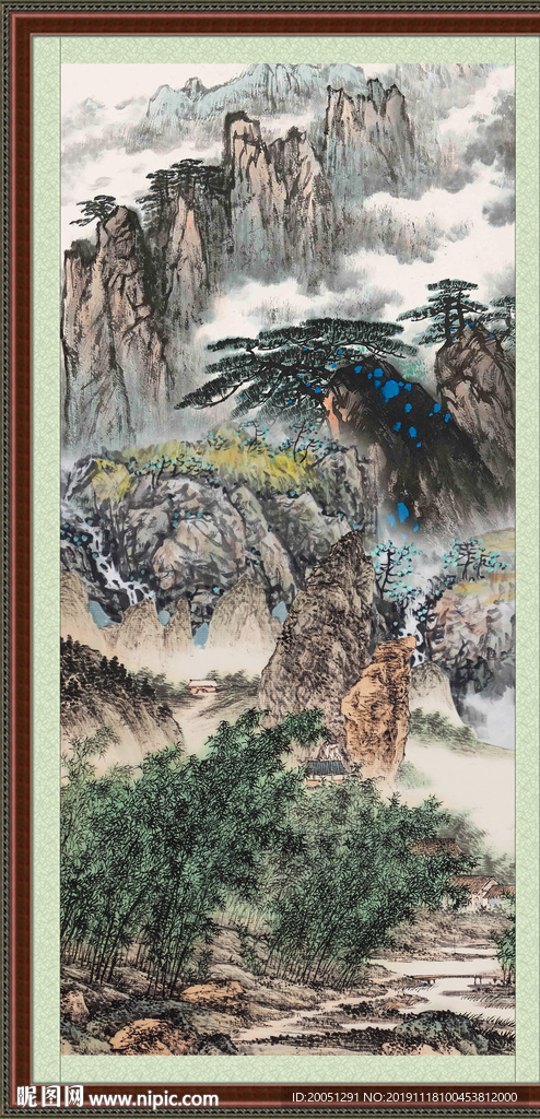 巨幅山水画